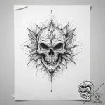 Tattoo sketch dust – tattoo sketch (№1758315885_0, 19.09.2025 21:04) — tattoovalue.net