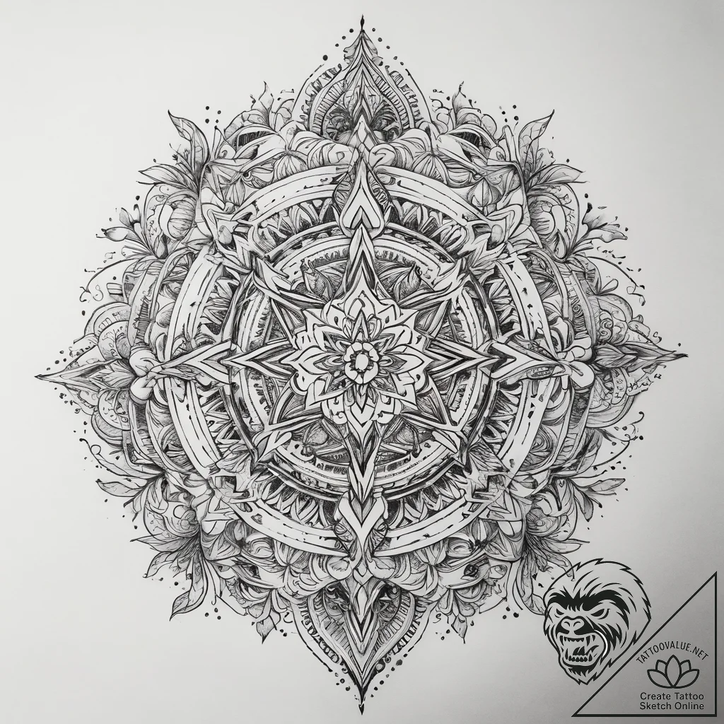 Tattoo sketch sacred rebirth, tattoo drawing... - tattoo sketch (№1758375982_0, 20.09.2025 13:46) — tattoovalue.net