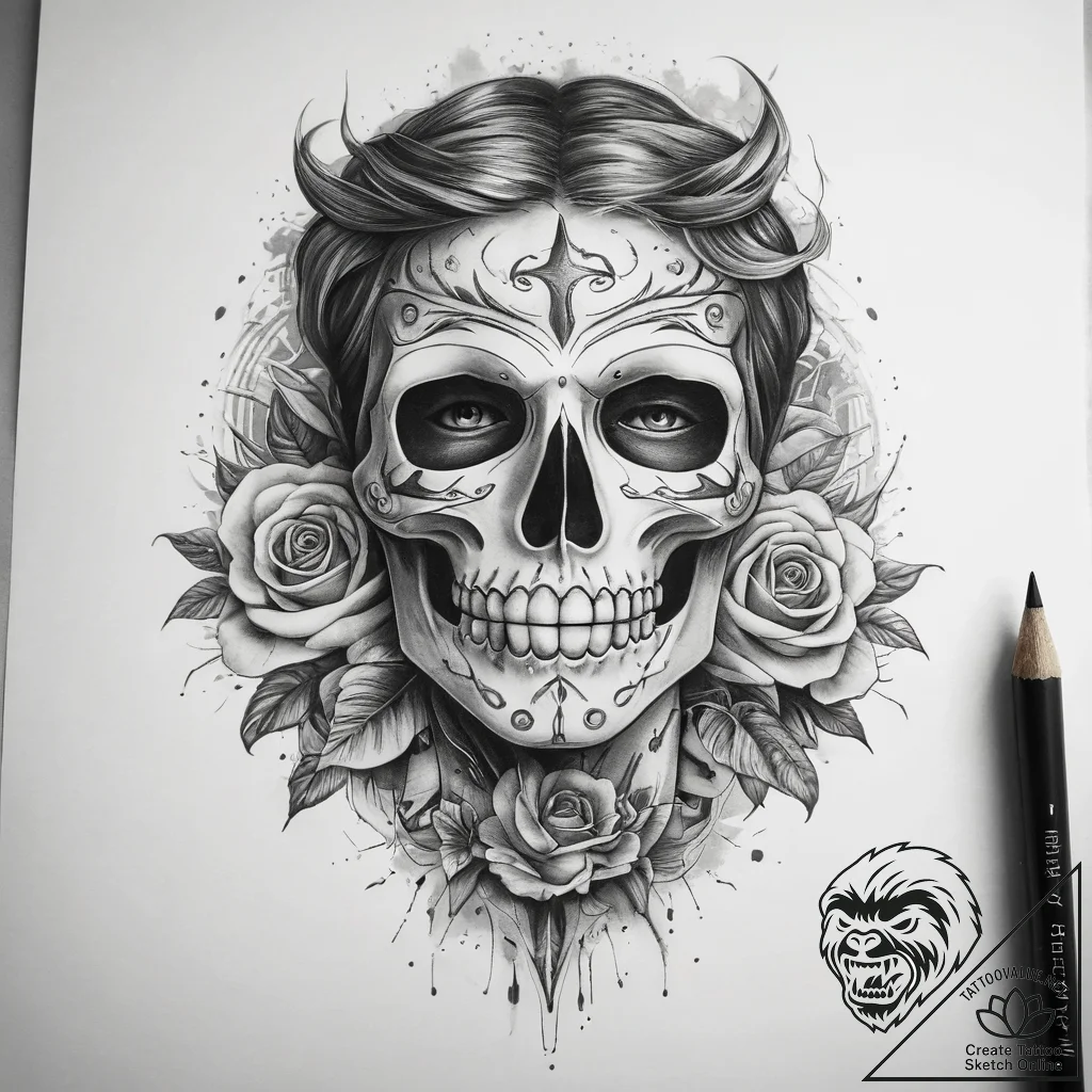 Tattoo sketch phantom, tattoo sketch design,... - tattoo sketch (№1758379760_0, 20.09.2025 14:49) — tattoovalue.net