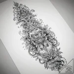 Tattoo sketch sensual wrist with a vine, ink… – tattoo sketch (№1758382509_0, 20.09.2025 15:35) — tattoovalue.net