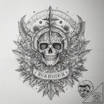 Tattoo sketch yarrow, tattoo line art, old sc… – tattoo sketch (№1758384295_0, 20.09.2025 16:04) — tattoovalue.net