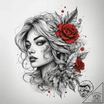 Tattoo sketch water, tattoo flash sheet desig… – tattoo sketch (№1758384491_0, 20.09.2025 16:08) — tattoovalue.net