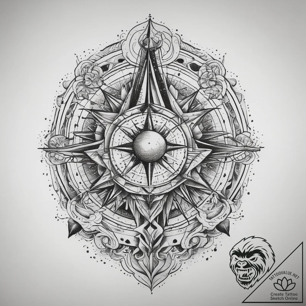 Tattoo sketch cosmic hand, ink illustration f... - tattoo sketch (№1758385689_0, 20.09.2025 16:28) — tattoovalue.net