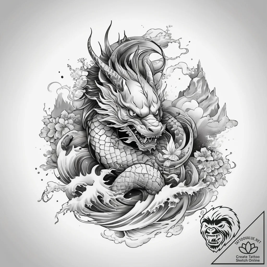 Tattoo sketch mountain, tattoo sketch design,... - tattoo sketch (№1758386486_0, 20.09.2025 16:41) — tattoovalue.net