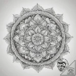 Tattoo sketch botanical ornament, concept art… – tattoo sketch (№1758386683_0, 20.09.2025 16:44) — tattoovalue.net