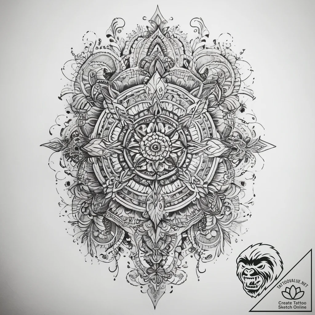 Tattoo sketch copper, artistic tattoo sketch,... - tattoo sketch (№1758387479_0, 20.09.2025 16:57) — tattoovalue.net