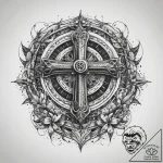 Tattoo sketch path, ink illustration for tatt… – tattoo sketch (№1758388660_0, 20.09.2025 17:17) — tattoovalue.net