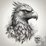 Tattoo sketch griffin beak, ink illustration… – tattoo sketch (№1758388857_0, 20.09.2025 17:20) — tattoovalue.net