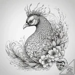 Tattoo sketch peacock tattoo, tattoo flash sh… – tattoo sketch (№1758389054_0, 20.09.2025 17:24) — tattoovalue.net