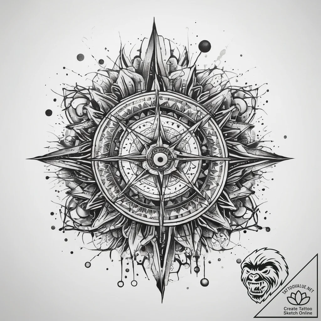 Tattoo sketch cosmic soil, artistic tattoo sk... - tattoo sketch (№1758391410_0, 20.09.2025 18:03) — tattoovalue.net