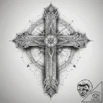 Tattoo sketch universe, tattoo line art, on a… – tattoo sketch (№1758393388_0, 20.09.2025 18:36) — tattoovalue.net