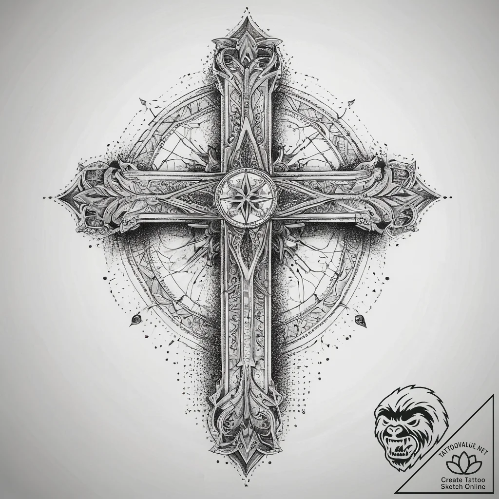 Tattoo sketch universe, tattoo line art, on a... - tattoo sketch (№1758393388_0, 20.09.2025 18:36) — tattoovalue.net