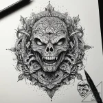 Tattoo sketch hydra, ink illustration for tat… – tattoo sketch (№1758393582_0, 20.09.2025 18:39) — tattoovalue.net