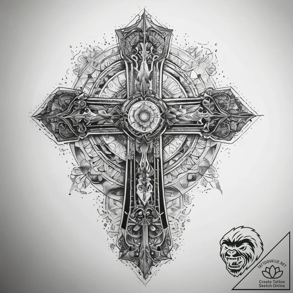 Tattoo sketch cosmic being, tattoo drawing ou... - tattoo sketch (№1758393784_0, 20.09.2025 18:43) — tattoovalue.net