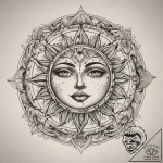 Tattoo sketch sun tattoo, ink illustration fo… – tattoo sketch (№1758395566_0, 20.09.2025 19:12) — tattoovalue.net