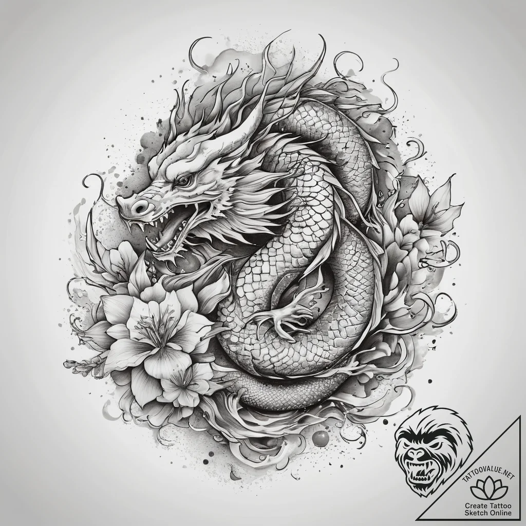 Tattoo sketch reality, concept art for tattoo... - tattoo sketch (№1758396940_0, 20.09.2025 19:35) — tattoovalue.net