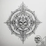 Tattoo sketch sacred ink – tattoo sketch (№1758398303_0, 20.09.2025 19:58) — tattoovalue.net
