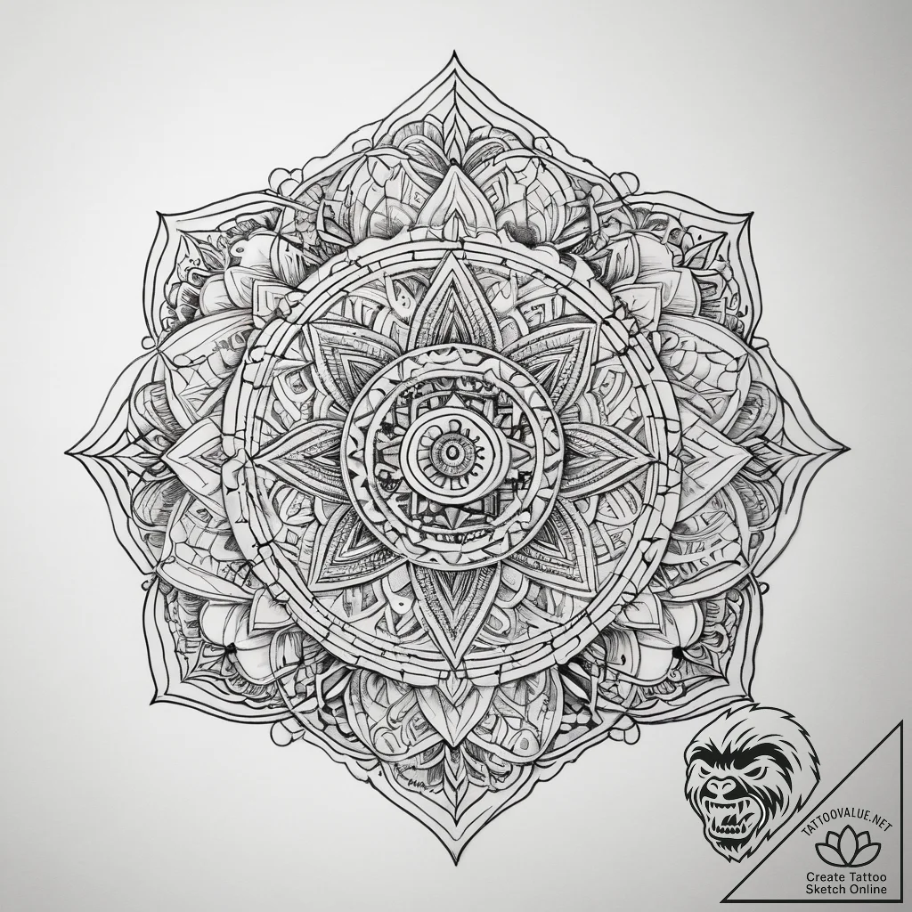 Tattoo sketch crochet a doll, tattoo drawing... - tattoo sketch (№1758401023_0, 20.09.2025 20:43) — tattoovalue.net