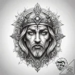 Tattoo sketch holy scene, artistic tattoo ske… – tattoo sketch (№1758401799_0, 20.09.2025 20:56) — tattoovalue.net