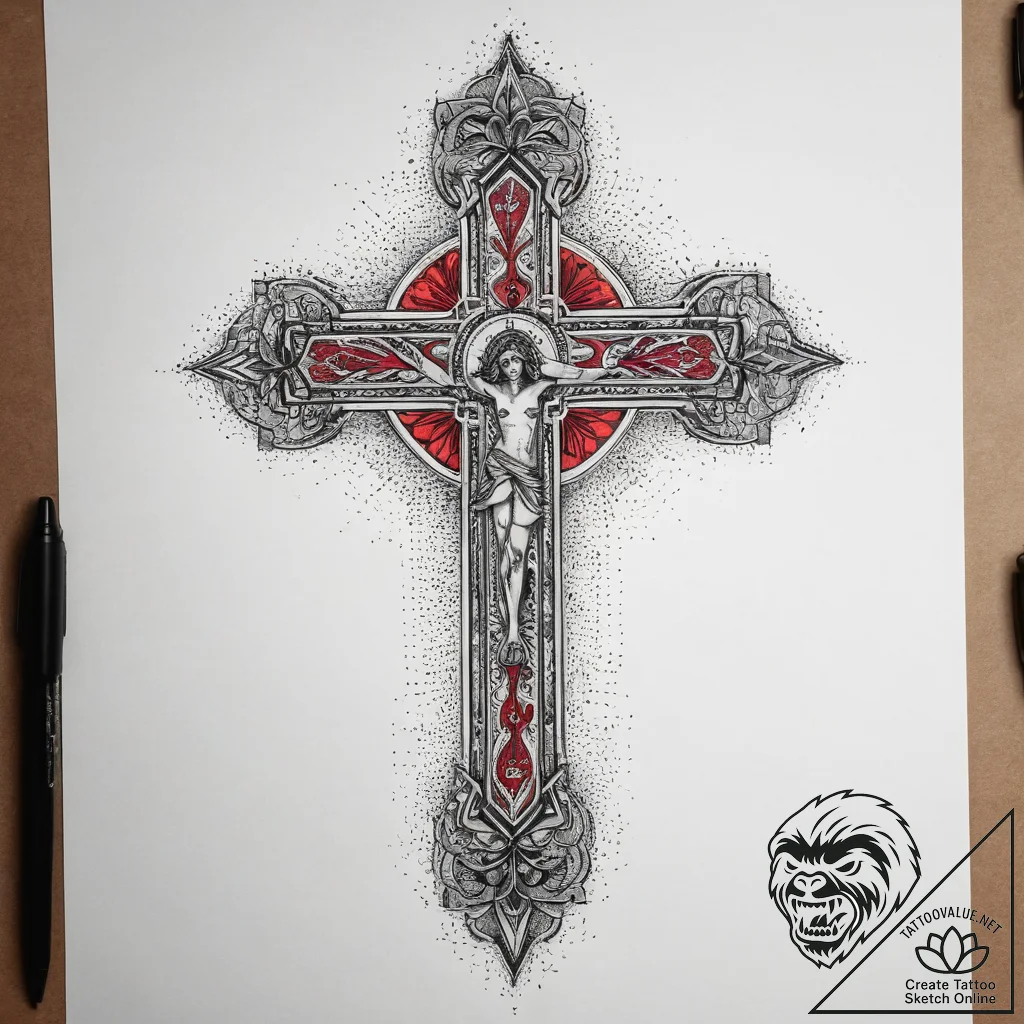 Tattoo sketch color, ink illustration for tat... - tattoo sketch (№1758404712_0, 20.09.2025 21:45) — tattoovalue.net