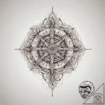 Tattoo sketch golden thread, ink illustration… – tattoo sketch (№1758404915_0, 20.09.2025 21:48) — tattoovalue.net