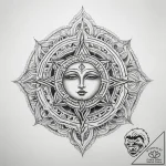 Tattoo sketch sacred identity – tattoo sketch (№1758406884_0, 20.09.2025 22:21) — tattoovalue.net