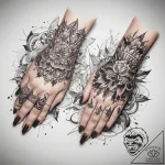 Tattoo sketch hands with a pencil, tattoo dra… – tattoo sketch (№1758407475_0, 20.09.2025 22:31) — tattoovalue.net