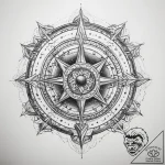 Tattoo sketch cosmic connection – tattoo sketch (№1758409441_0, 20.09.2025 23:04) — tattoovalue.net