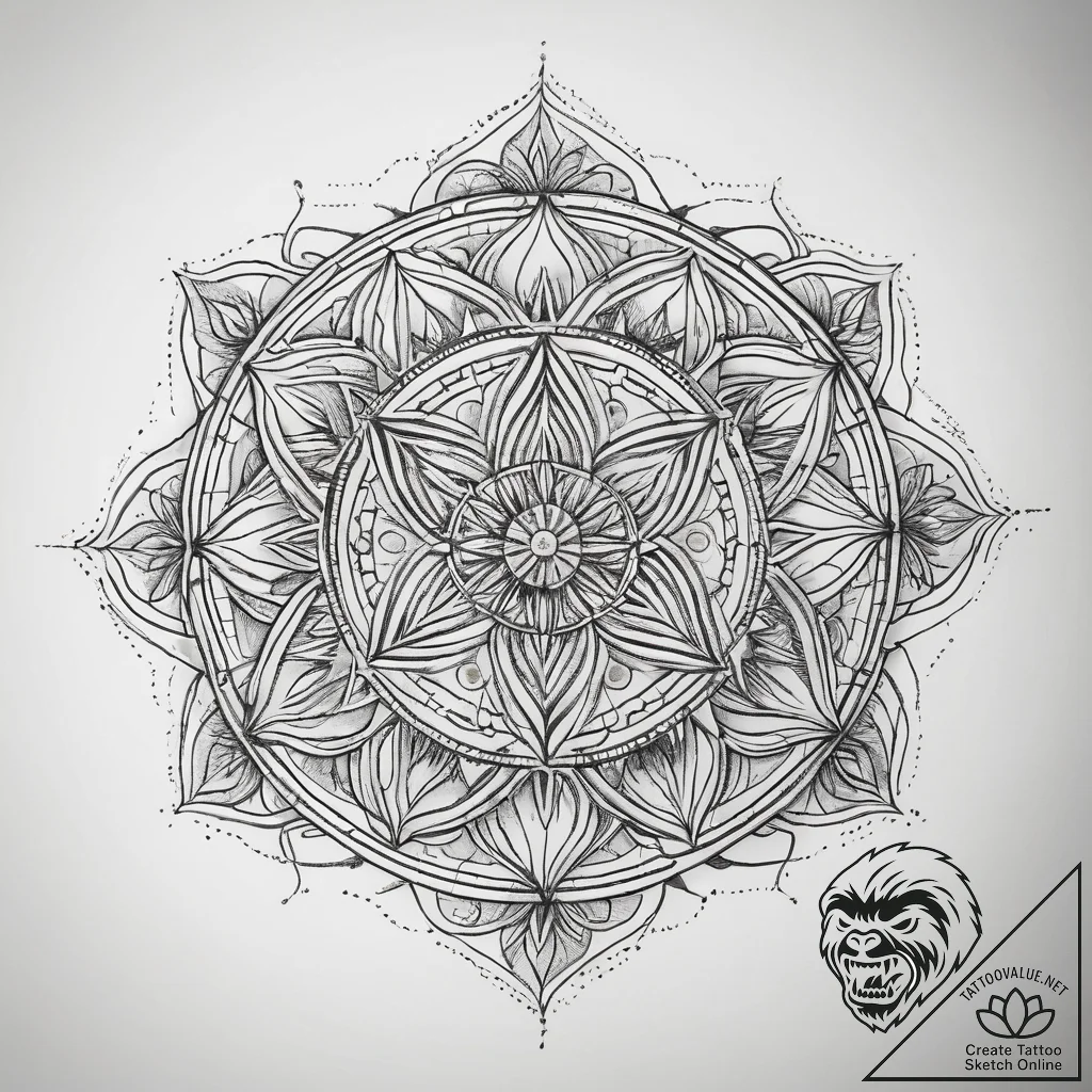 Tattoo sketch cosmic root, artistic tattoo sk... - tattoo sketch (№1758410028_0, 20.09.2025 23:13) — tattoovalue.net