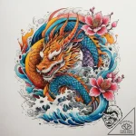 Tattoo sketch drawing a cityscape, tattoo ske… – tattoo sketch (№1758411017_0, 20.09.2025 23:30) — tattoovalue.net