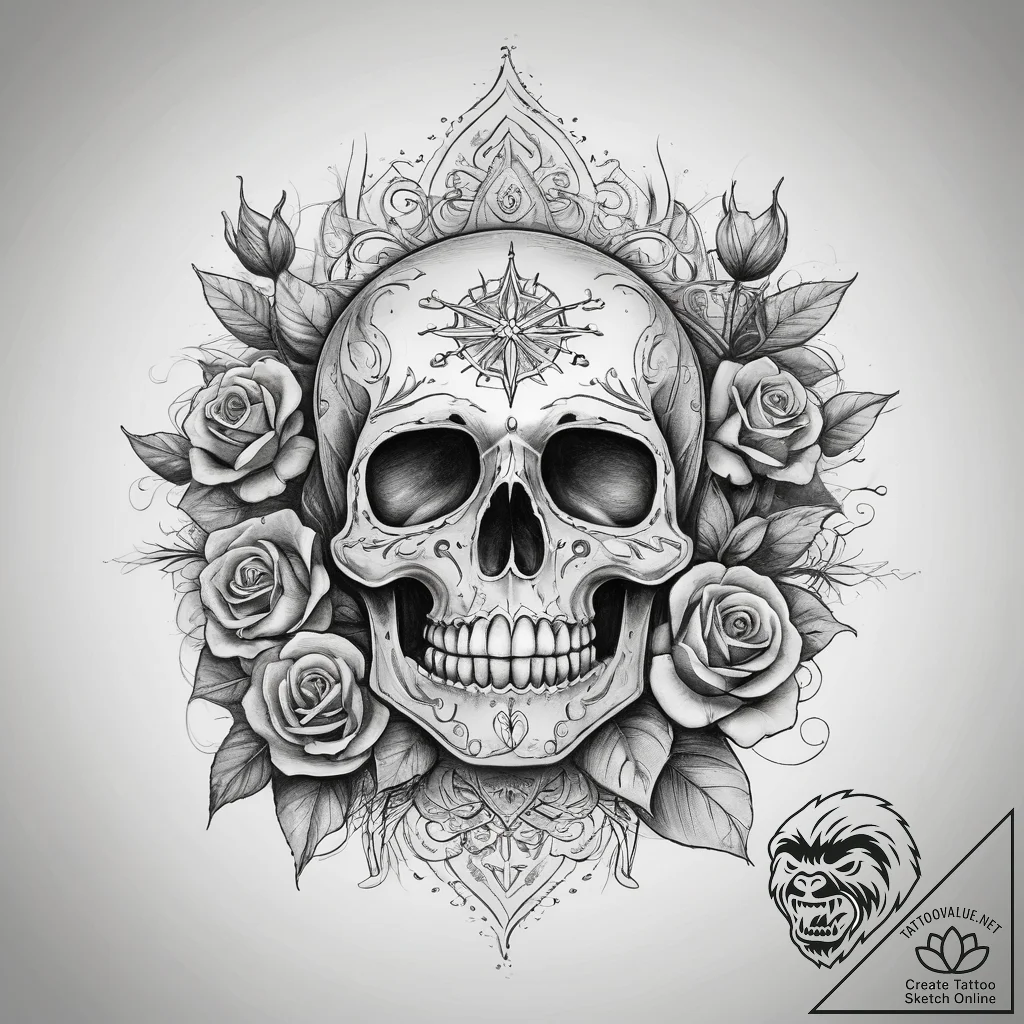 Tattoo sketch holy life, artistic tattoo sket... - tattoo sketch (№1758411223_0, 20.09.2025 23:33) — tattoovalue.net