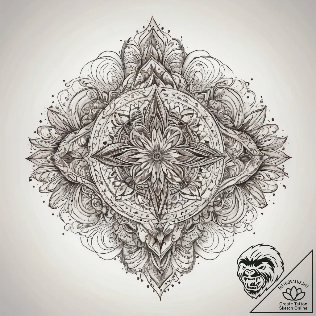 Tattoo sketch bronze, tattoo line art, orname... - tattoo sketch (№1758413978_0, 21.09.2025 00:19) — tattoovalue.net