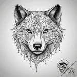 Tattoo sketch узор в виде сердца с волком, ta… – tattoo sketch (№1758415963_0, 21.09.2025 00:52) — tattoovalue.net