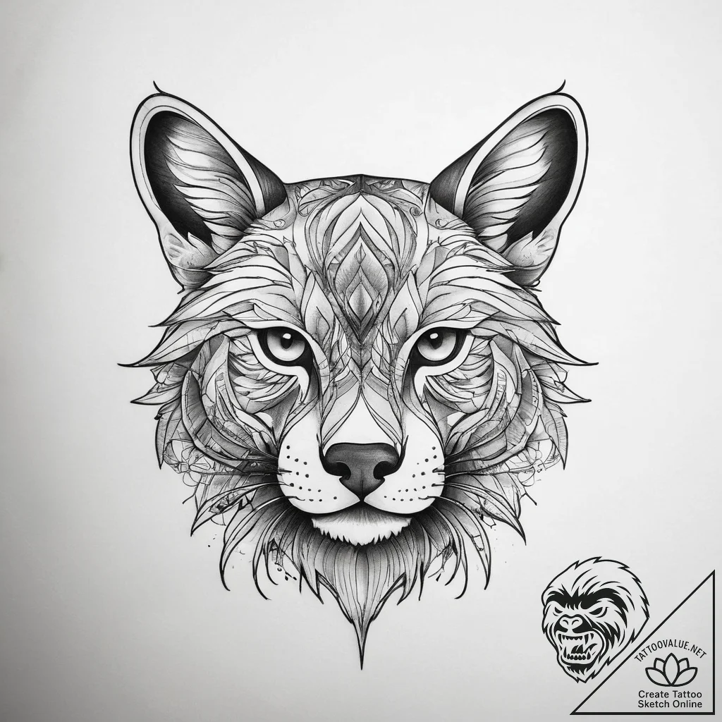 Tattoo sketch cute animal tattoo, tattoo flas... - tattoo sketch (№1758416950_0, 21.09.2025 01:09) — tattoovalue.net