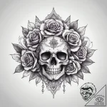 Tattoo sketch amethyst, ink illustration for… – tattoo sketch (№1758420319_0, 21.09.2025 02:05) — tattoovalue.net