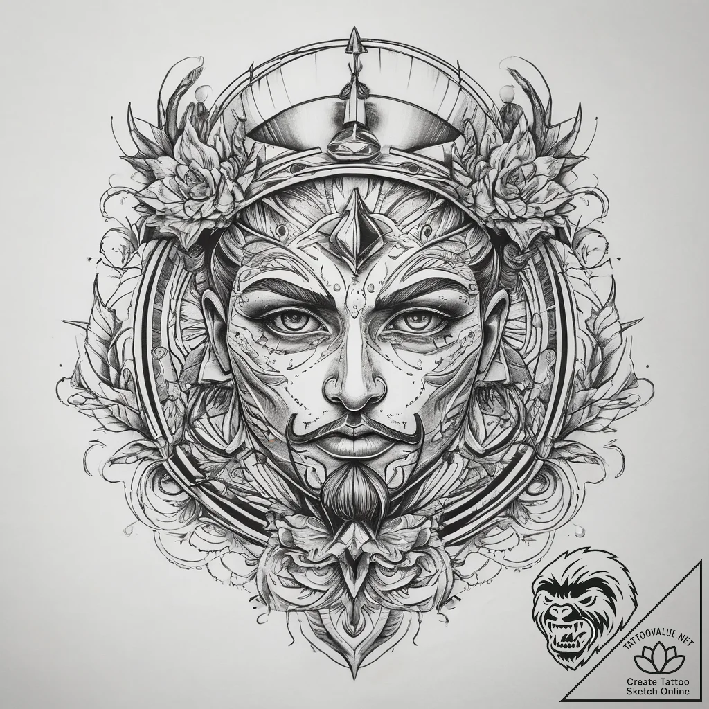 Tattoo sketch original, tattoo sketch design,... - tattoo sketch (№1758447350_0, 21.09.2025 09:35) — tattoovalue.net