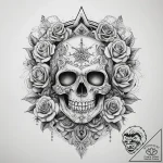 Tattoo sketch cosmic person, ink illustration… – tattoo sketch (№1758448327_0, 21.09.2025 09:52) — tattoovalue.net