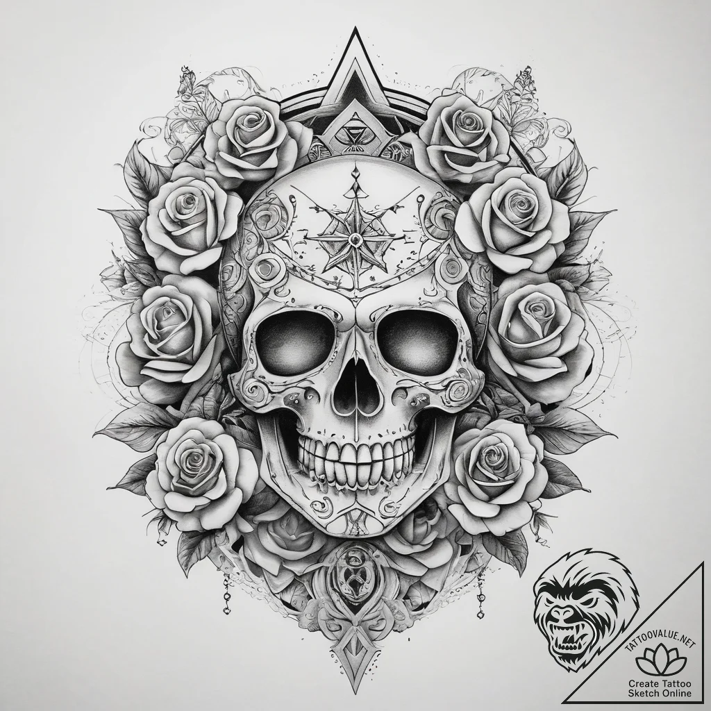 Tattoo sketch cosmic person, ink illustration... - tattoo sketch (№1758448327_0, 21.09.2025 09:52) — tattoovalue.net
