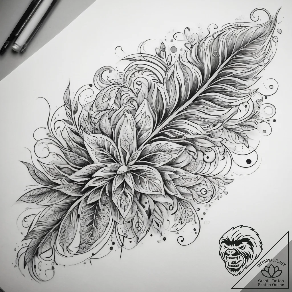 Tattoo sketch leaf roller, tattoo sketch desi... - tattoo sketch (№1758448522_0, 21.09.2025 09:55) — tattoovalue.net
