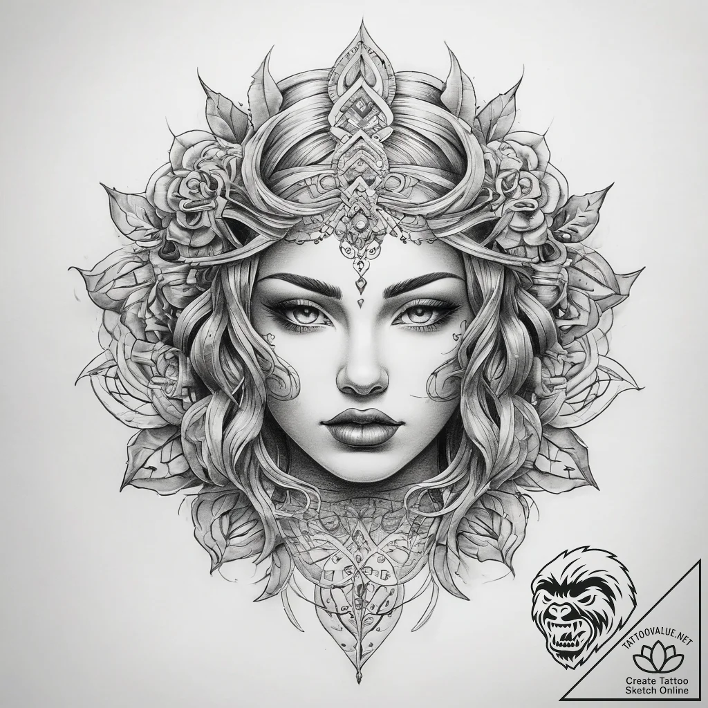 Tattoo sketch weave - tattoo sketch (№1758459919_0, 21.09.2025 13:05) — tattoovalue.net