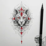 Tattoo sketch reflection, artistic tattoo ske… – tattoo sketch (№1758461676_0, 21.09.2025 13:34) — tattoovalue.net