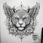 Tattoo sketch sky, tattoo flash sheet design,… – tattoo sketch (№1758462863_0, 21.09.2025 13:54) — tattoovalue.net