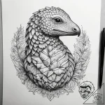 Tattoo sketch pangolin, tattoo sketch design,… – tattoo sketch (№1758463252_0, 21.09.2025 14:00) — tattoovalue.net