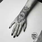 Tattoo sketch hands with a thread, tattoo lin… – tattoo sketch (№1758464429_0, 21.09.2025 14:20) — tattoovalue.net