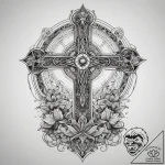 Tattoo sketch cosmic fount, concept art for t… – tattoo sketch (№1758465218_0, 21.09.2025 14:33) — tattoovalue.net