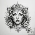 Tattoo sketch oasis – tattoo sketch (№1758465607_0, 21.09.2025 14:40) — tattoovalue.net