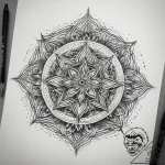 Tattoo sketch magical aurora borealis, artist… – tattoo sketch (№1758466398_0, 21.09.2025 14:53) — tattoovalue.net