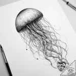 Tattoo sketch медуза – tattoo sketch (№1758466983_0, 21.09.2025 15:03) — tattoovalue.net