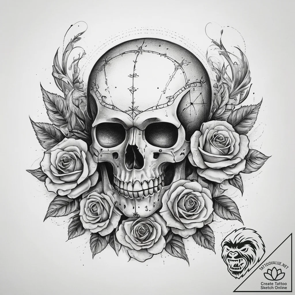 Tattoo sketch streetwear sneaker, concept art... - tattoo sketch (№1758468758_0, 21.09.2025 15:32) — tattoovalue.net