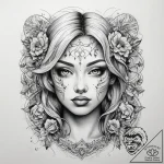 Tattoo sketch puzzle – tattoo sketch (№1758470126_0, 21.09.2025 15:55) — tattoovalue.net